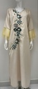 Long Dress Decorated With Delicate Embroidery