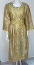 Golden Dress Traditional With Elegant Belt 