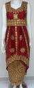 Elegant Maroon Dress With Embroidery Design