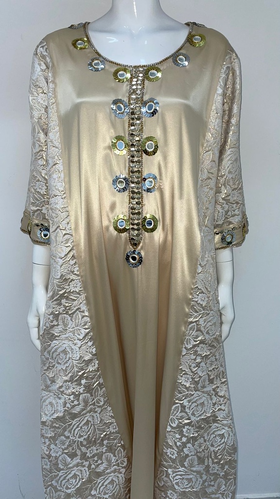 Golden Shiny Fashion Dress