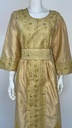 Elegant Traditional Dress With Belt