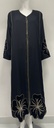 Floral Velvety  Abaya 