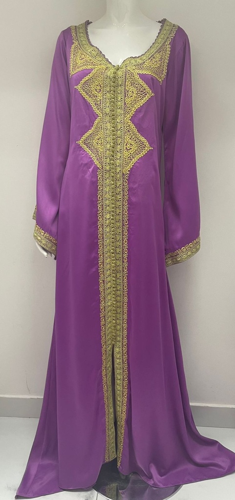 Light Purple Embroidered Dress