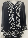  Fashionable V-Neck Overlay Top