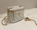 Camellia chain leather bag