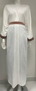 Chic White Women's Abaya