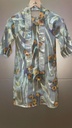 Elegant Grey Hand Beaded Girl Dress 