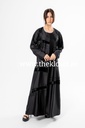 Elegant Black Hand Made Beaded Abaya