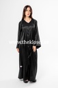 Leopard Print In Black Abaya