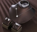 Minimalist four pieces silvery set
