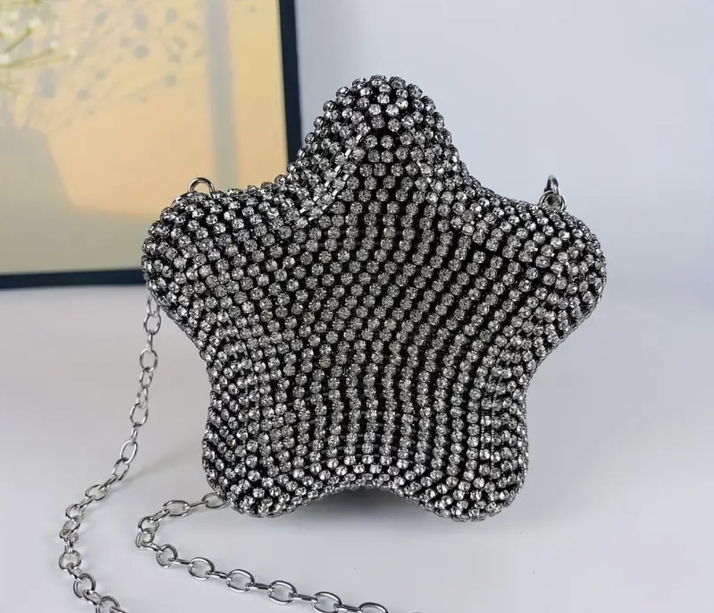 Fun star shaped studded bag