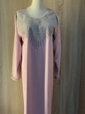  Elegant beaded Sequins pink Dress 