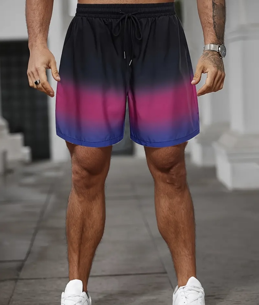 Men's Ombré Beach Shorts   