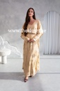 beautiful golden handmade dress