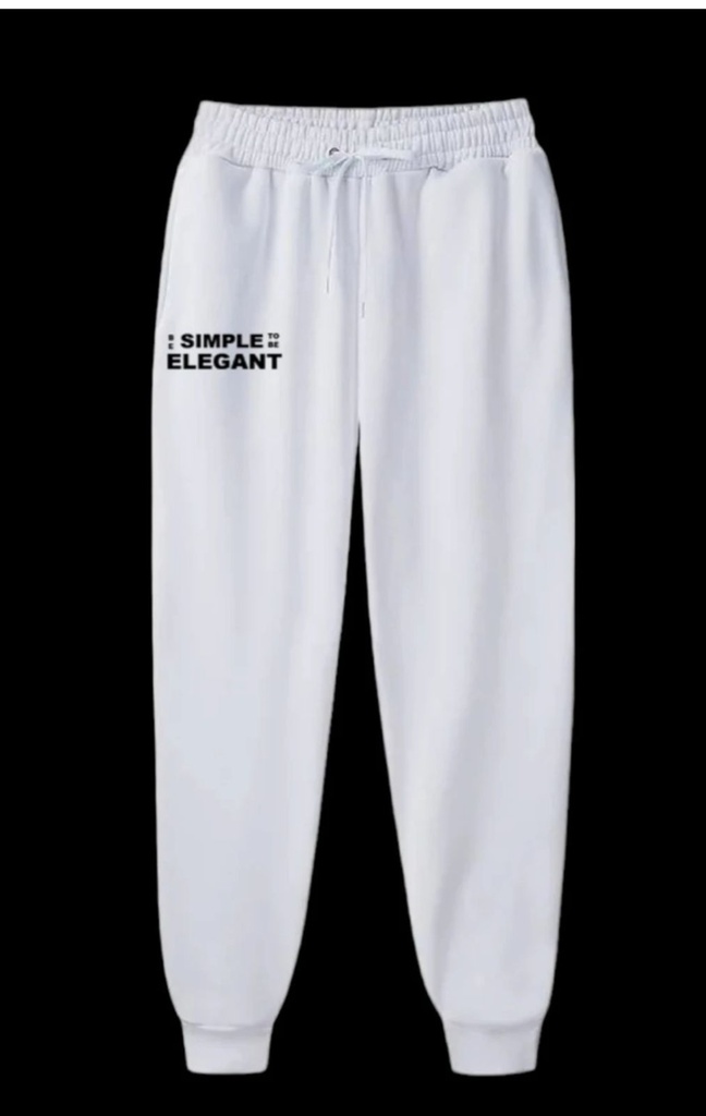 Be Simple To Be Elegant Sport Casual SweatPants 