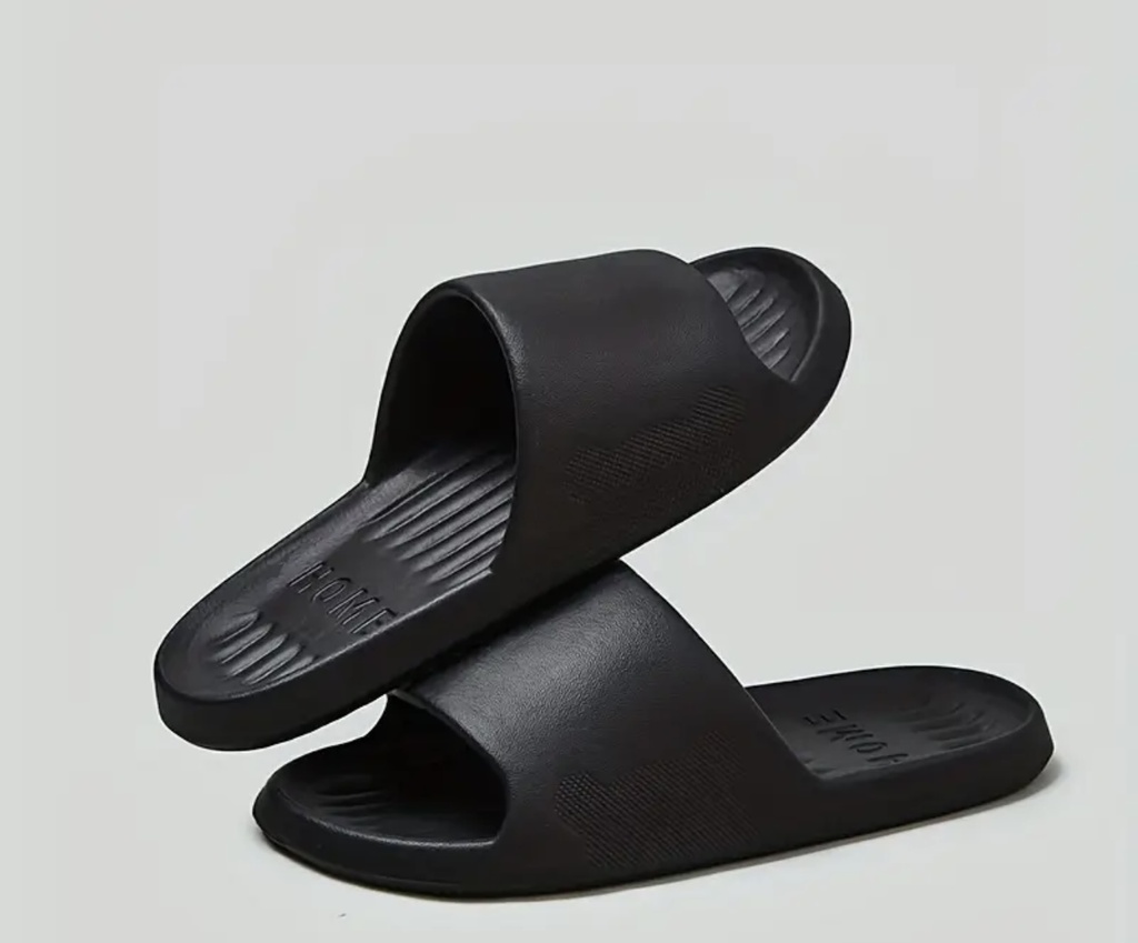 Home solid color teddy bear Slippers 