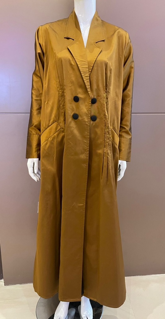 Elegant Golden Dusk Abaya 