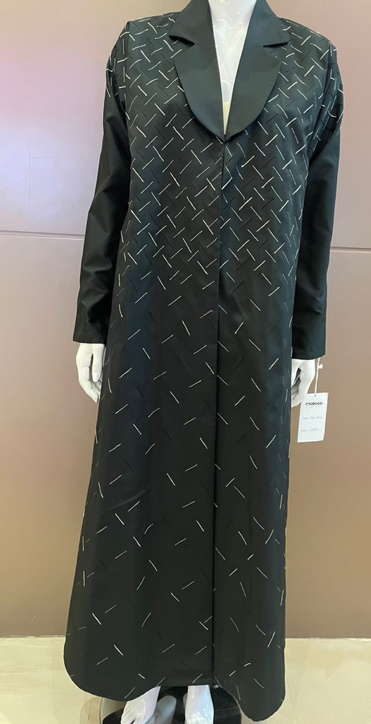 Elegant Silk route Linear abaya