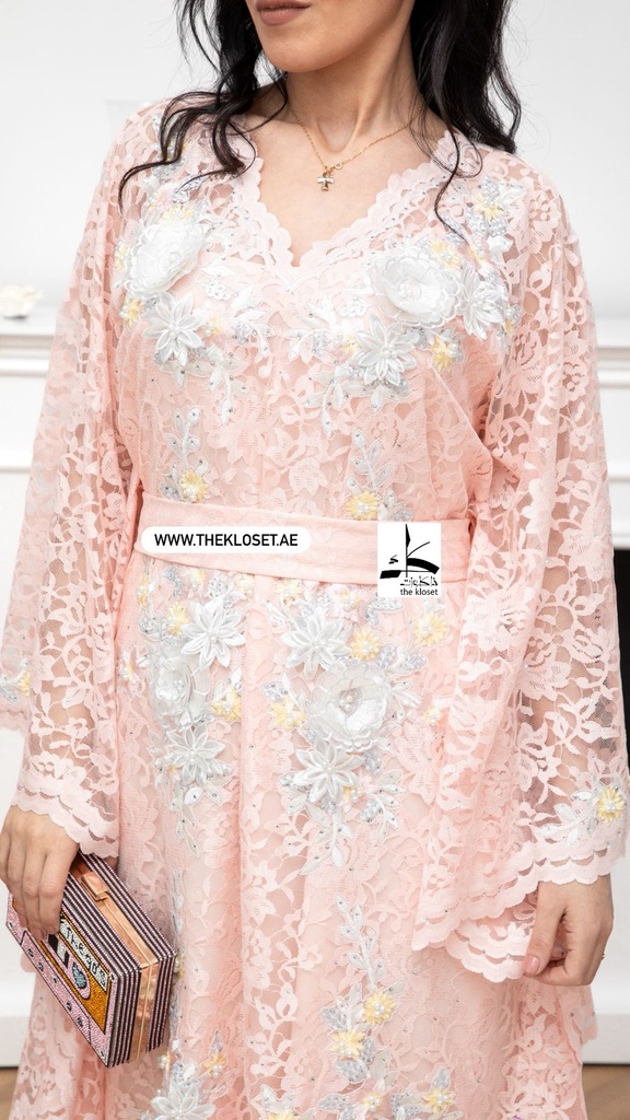 Elegant In Peach Dress