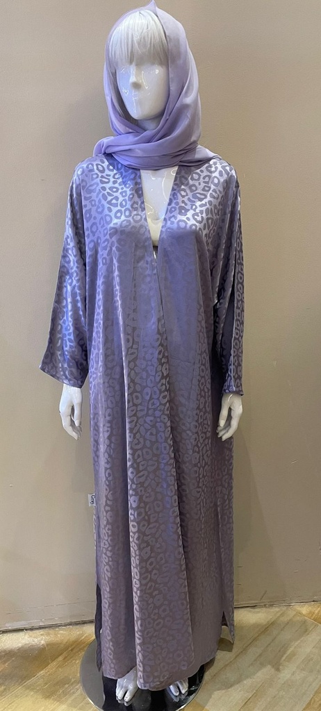 Elegant purple abaya