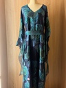Emerald Ocean Waves Dress