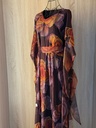 Handcrafted brown Thoub Dress  