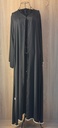 Hand stitched pearls abaya