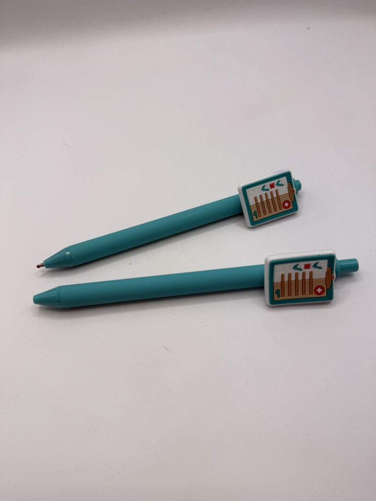 Themed medical fun black inked pen  