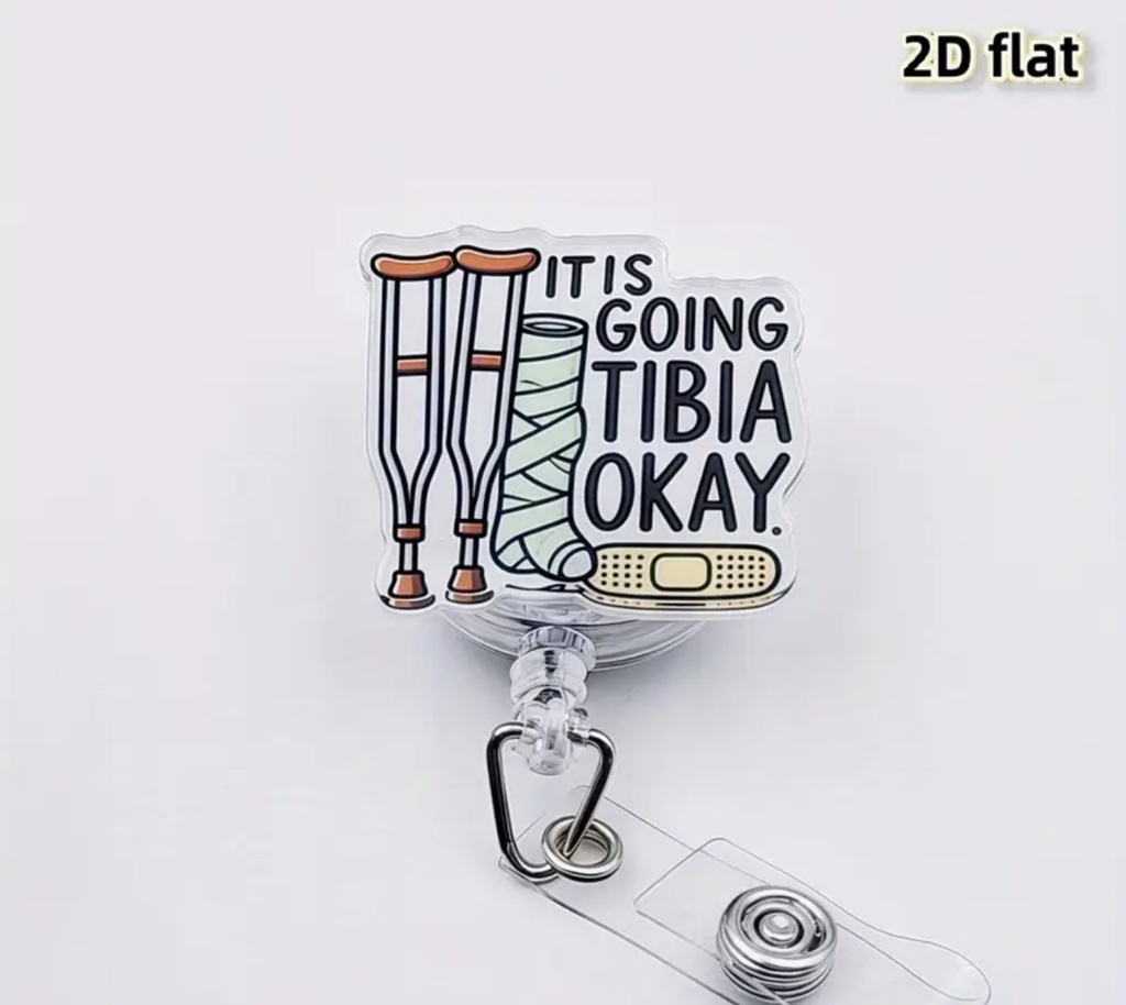 It is going tibia okay ID Badge  