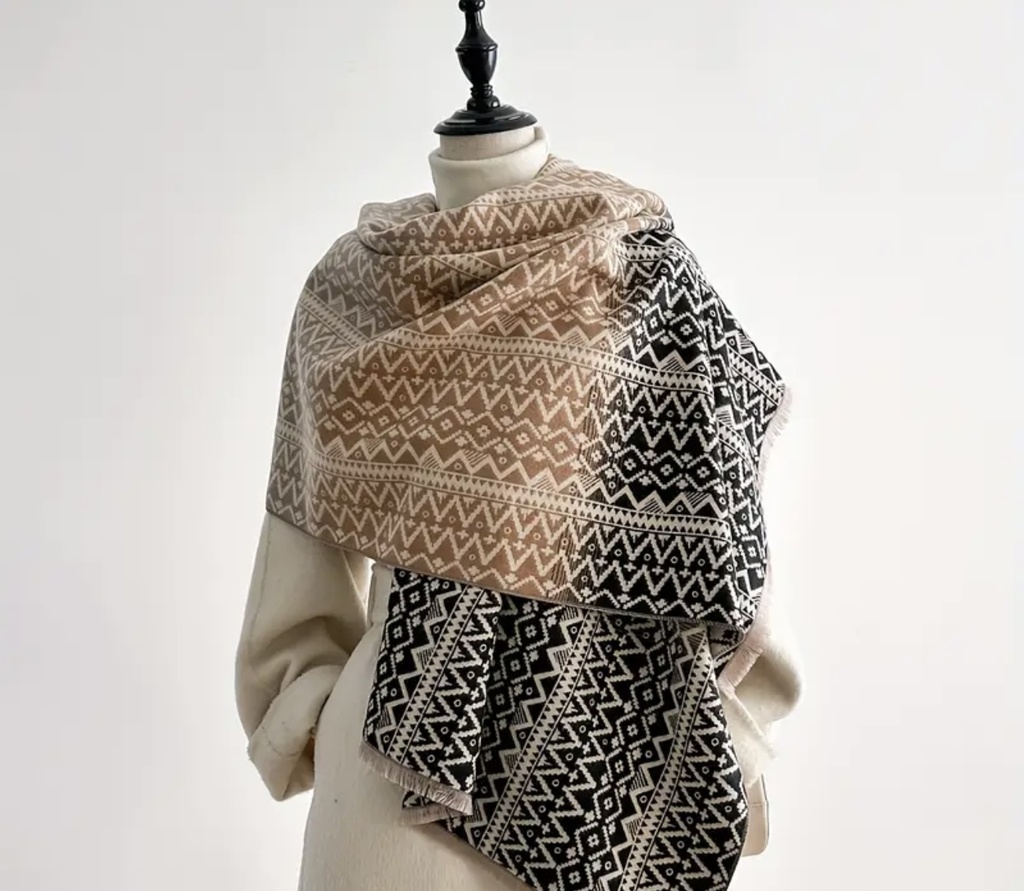 Aztec print elegant shawl 