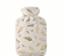 Golden feathers hot water Bottle 