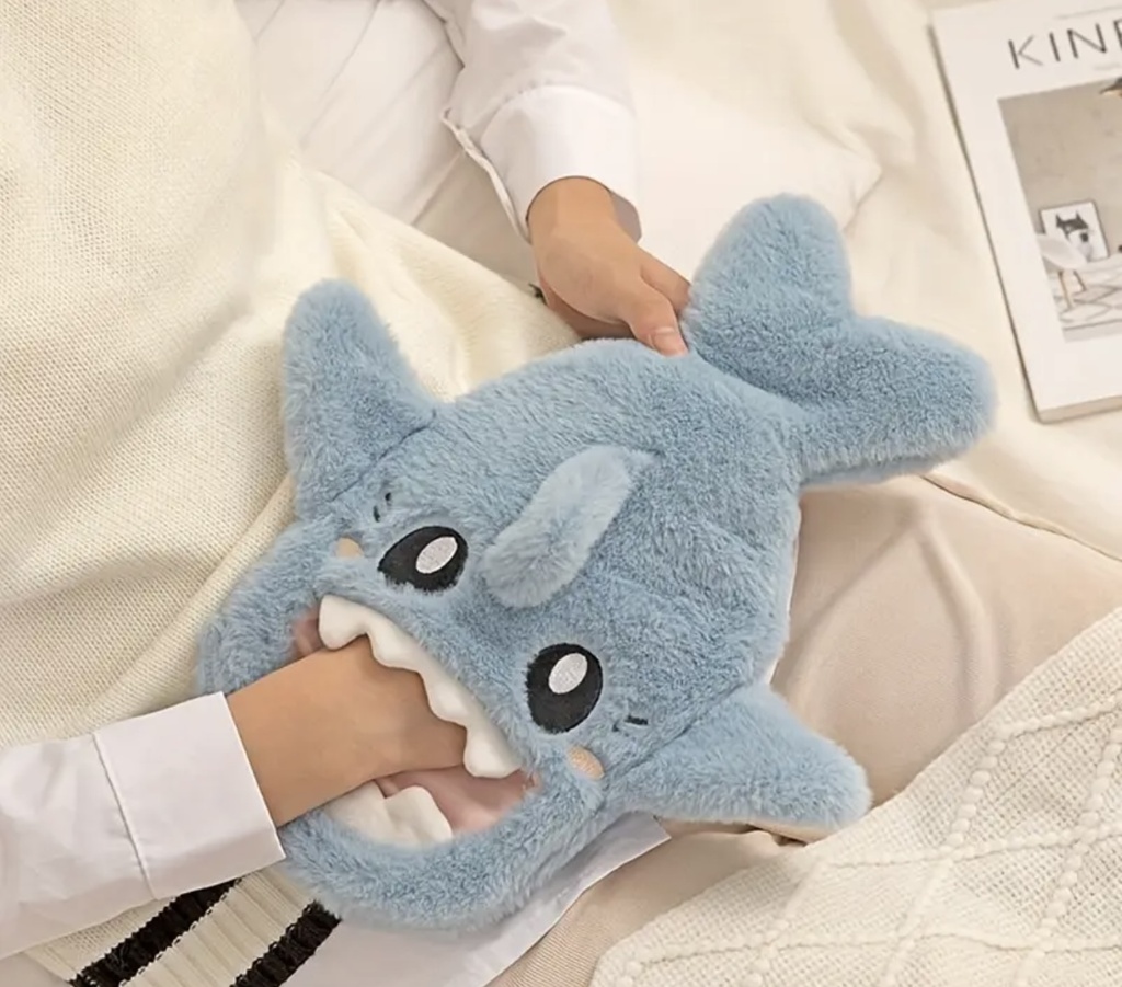 Cute shark plush hot water Bottle