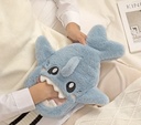 Cute shark plush hot water Bottle
