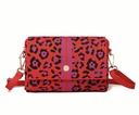 Mini knitted leopard print Crossbody Bag 