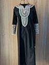 National day dress handcrafted with traditional Talli work