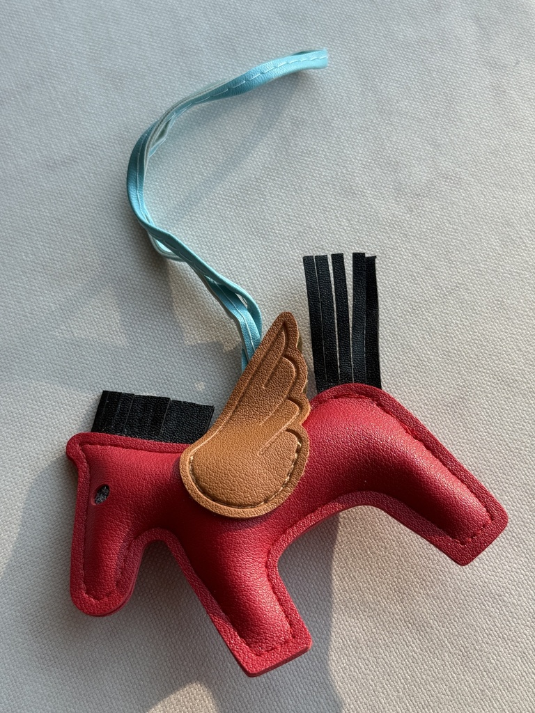 Mini pony with wings bag charm  