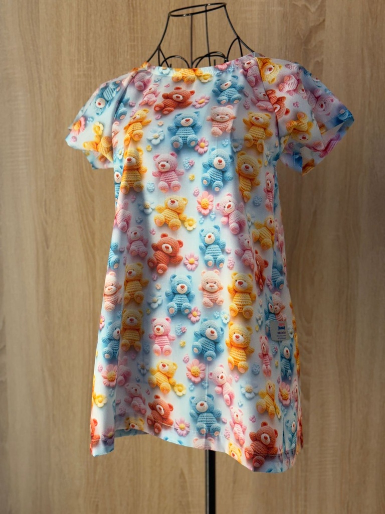 Teddy Bear Patient Gown