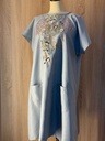 EMBROIDERED FLORAL Patient Gown