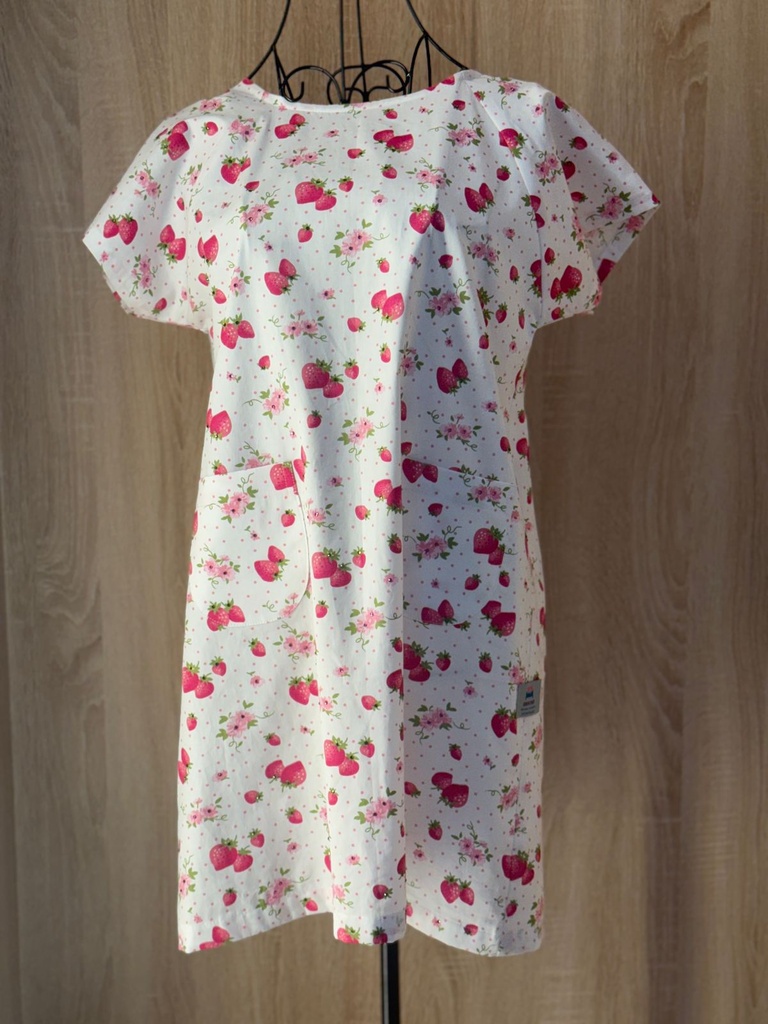 Strawberry Design Patient Gown 
