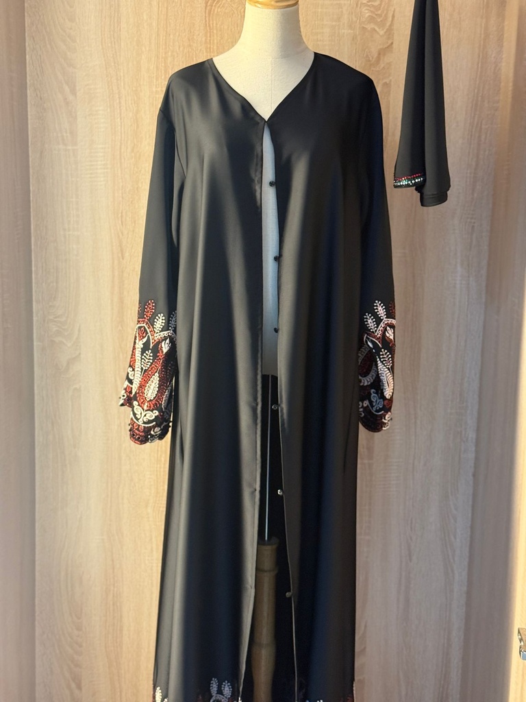 Handcrafted Embroidered Abaya 