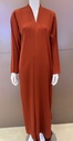 Elegant Sunset Silk Abaya