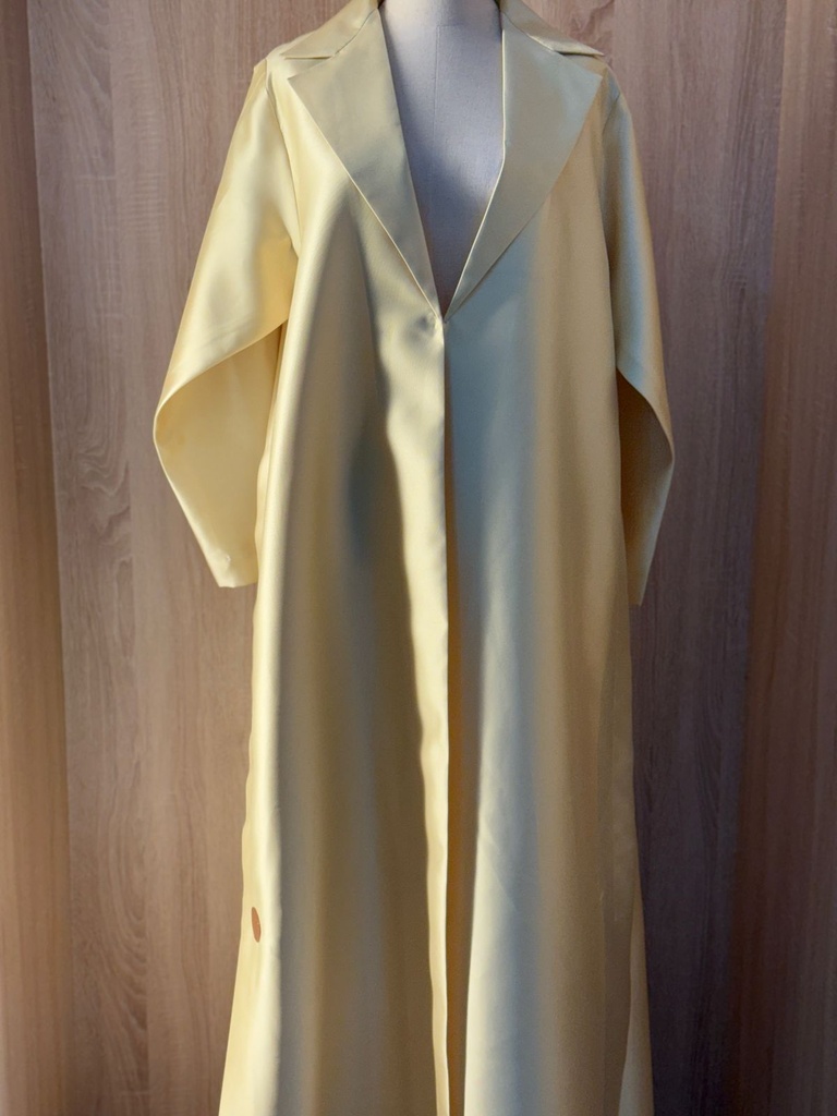Elegant In Yellow Abaya