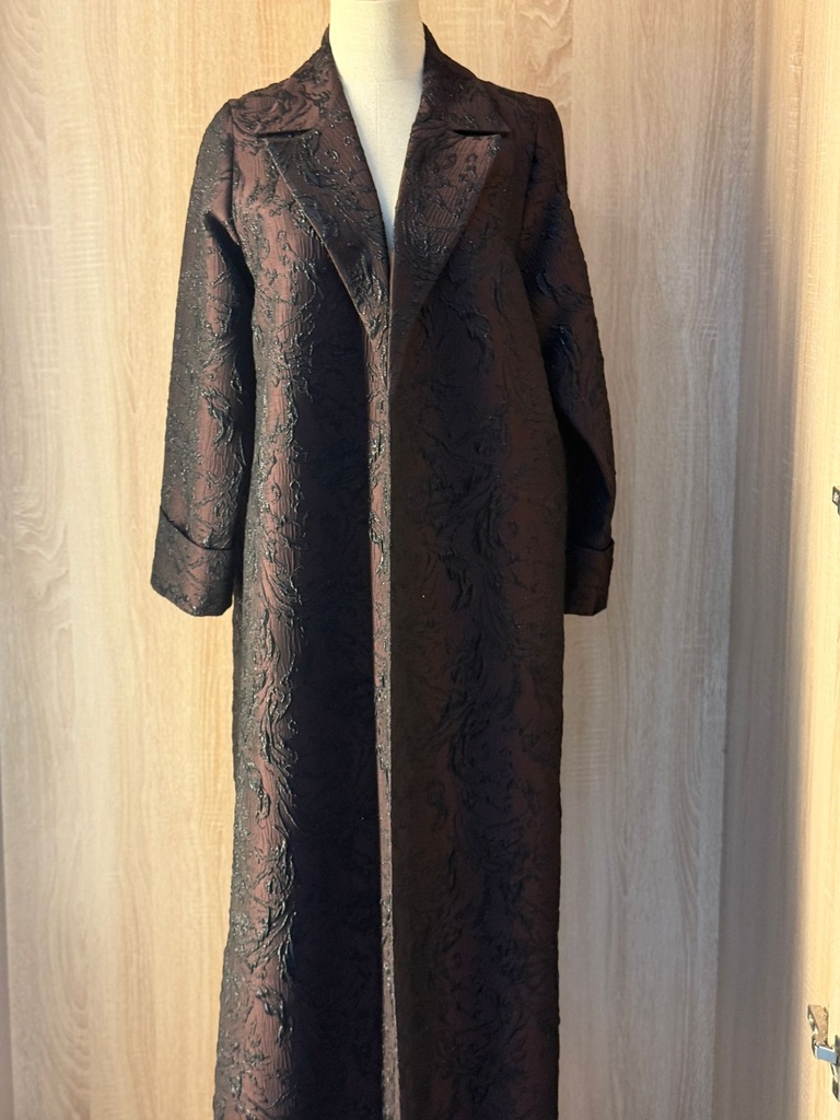 Luxury Jacquard Pattern Abaya