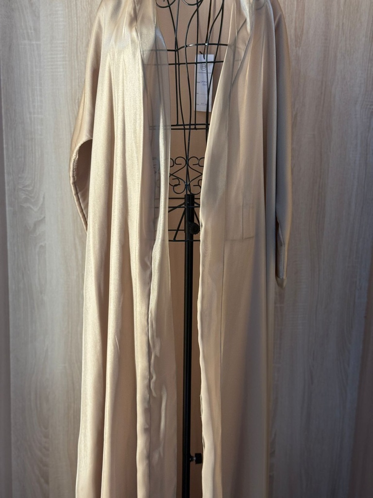 Classic Satin Open Abaya