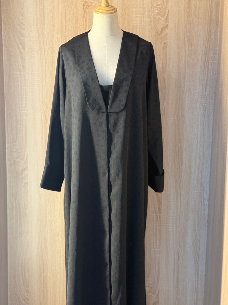 Classic Black Crepe Abaya