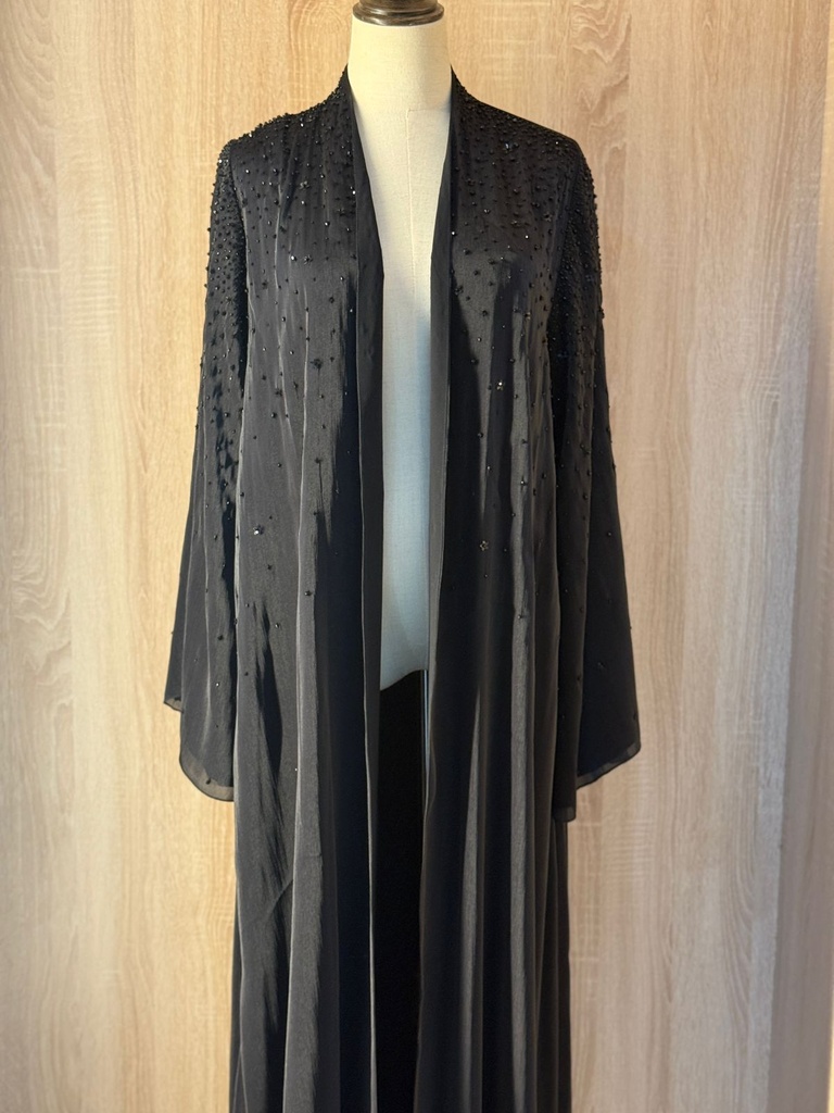 Beaded Black Luxe Abaya