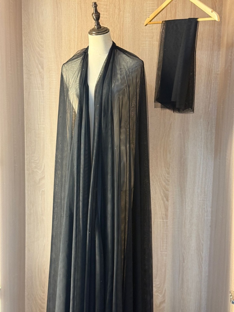 Wedding Crystal Lace Abaya