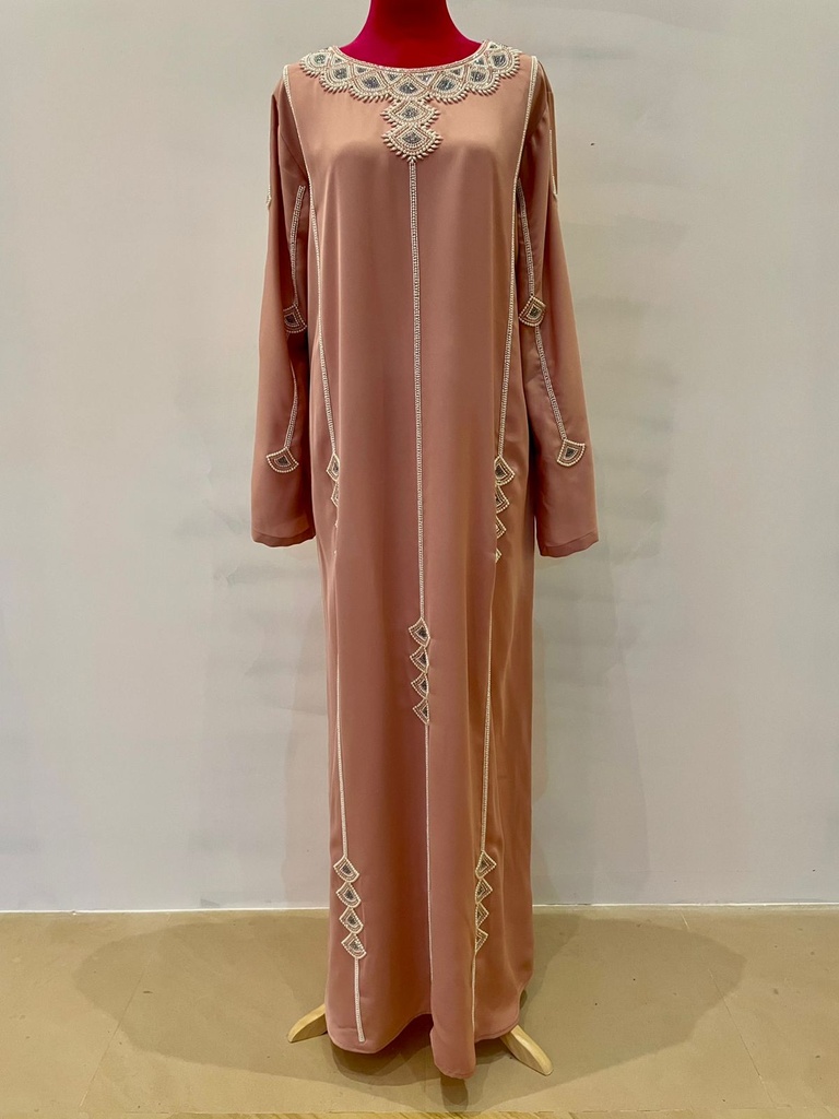 Pearl and Crystal Embellishment Dress