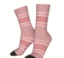 Striped Design with Stars Socks