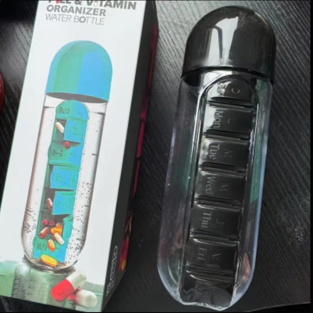  Two in One Seven Days Medicine  and Water Bottle